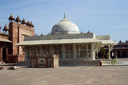 Veľká mešita vo Fatehpur Sikri, neďaleko Agry.
