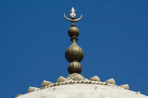Vrcholček Taj Mahalu.