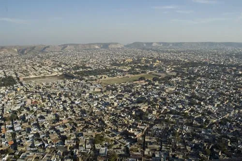 Pohľad na mesto z Nahargarhu - Tigriej pevnosti (Jaipur)