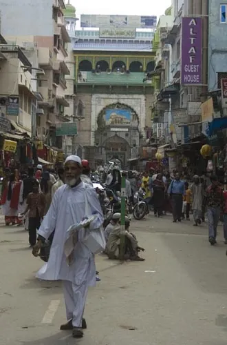 Dargah - muslimské pútnicke miesto. (Ajmer)