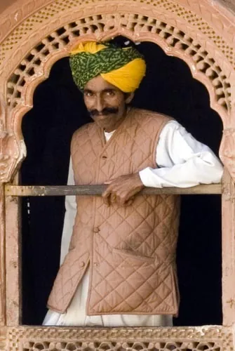 Úsmev popod fúzy  (Pevnosť Meherangarh, Jodhpur)