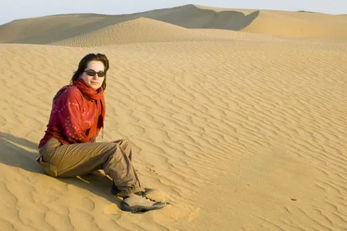 Vo večernom slnku...  (Jaisalmer)