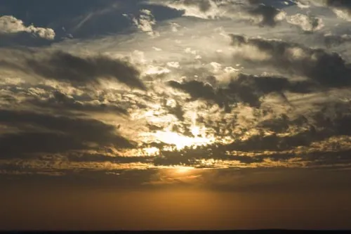 Západ slnka nad púšťou  (Jaisalmer)