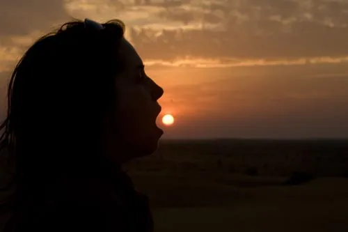 Kam zapadá večer slnko? (Jaisalmer)