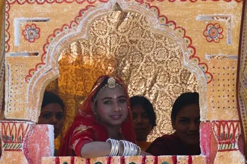Dievčiny z voza (Jaisalmer)