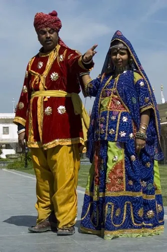 Fotka v požičaných kostýmoch  (Udaipur)