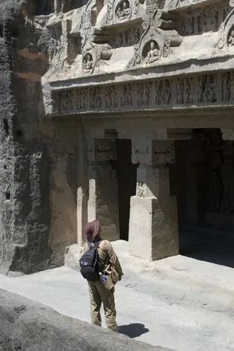 Iniana Jones a chrám zo skaly :) (Ellora)